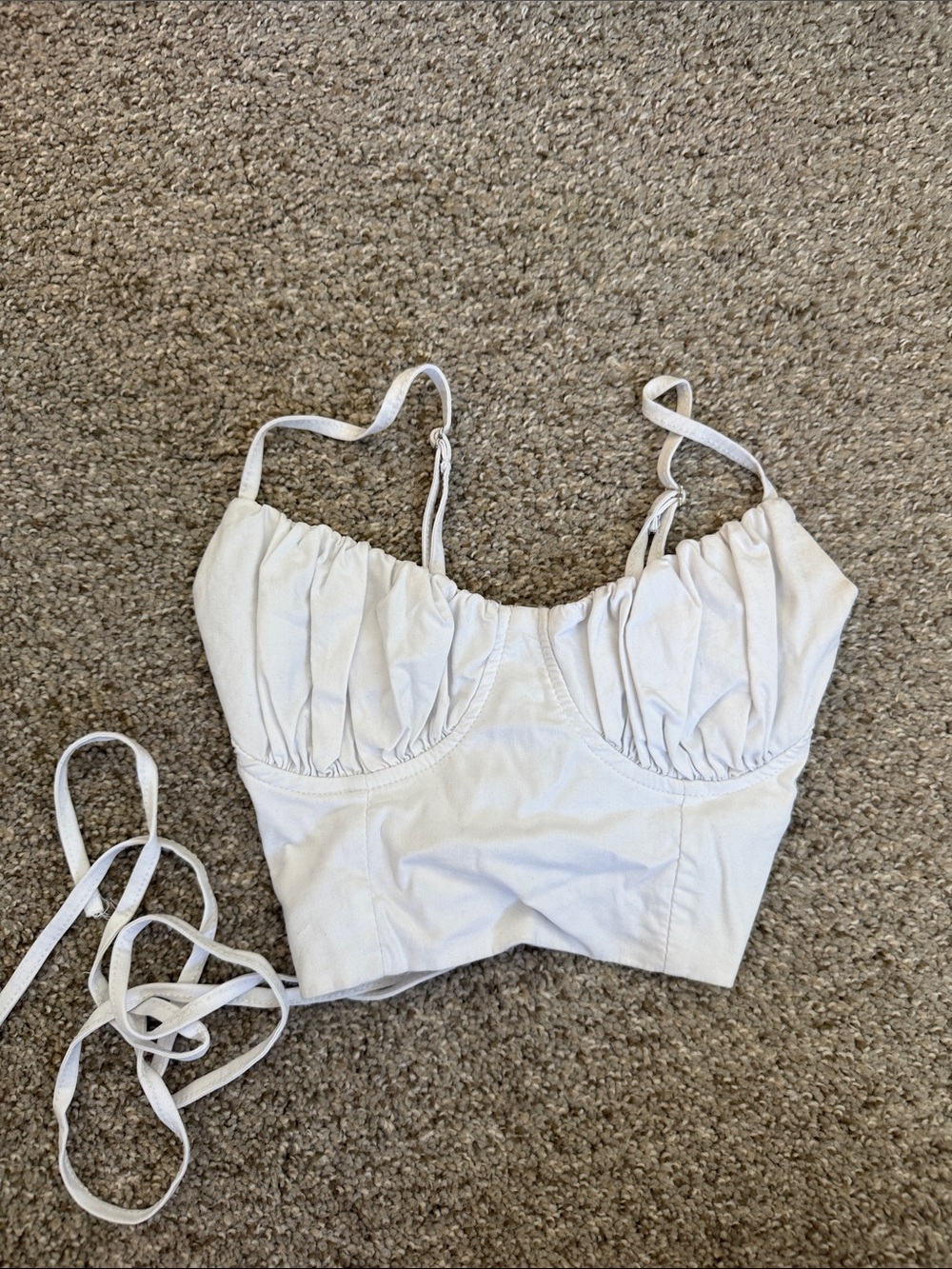 Corset tie top